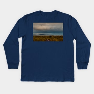 Looking at Corner Inlet from Duck Point, Yanakie, South Gippsland, Victoria, Australia. Kids Long Sleeve T-Shirt